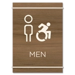 Men Sign w/Male & Dynamic ISA Symbols