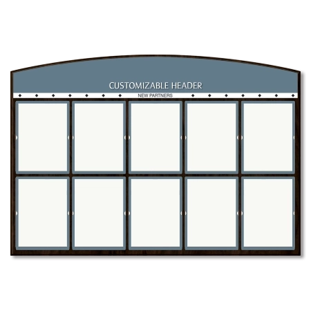 Message Display w/10 Insert Holders