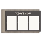 Message Display w/3 Insert Holders