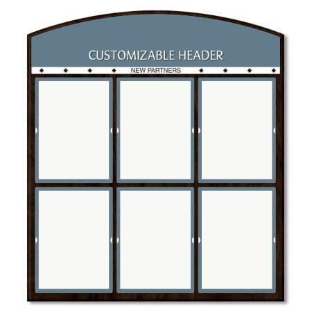Message Display w/6 Insert Holders
