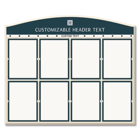 Message Display w/8 Insert Holders
