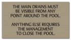 Montana Main Drain Must Be Visible Sign