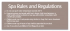Montgomery County, Alabama Spa Rules Sign