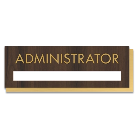 Nameplate w/ Title