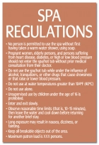 Nebraska Spa Regulations Sign