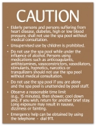New York City Spa Rules Sign