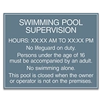 NJ Front Desk Pool Sign - Avalon 1