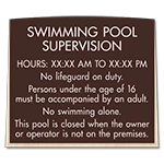 NJ Front Desk Pool Sign - Windsor 2