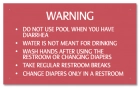 Ohio Spray Pad Rules Sign