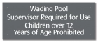 Oklahoma Wading Pool Rules Sign