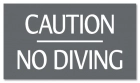 Ontario Canada No Diving Sign