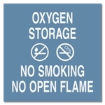 Oxygen Storage / No Smoking No Open Flame