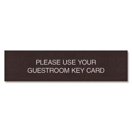 Please Use Guestroom Key Card