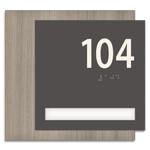 Room Number Sign - 1 slot
