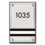 Room Number Sign - 1 slot