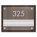 Room Number Sign - 1 slot
