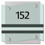 Room Number Sign - 1 slot
