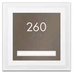 Room Number Sign - 1 slot