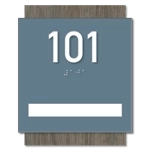 Room Number Sign - 1 slot