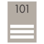 Room Number Sign - 3 slot