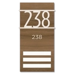 Room Number Sign - 3 slot