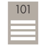 Room Number Sign - 4 slot