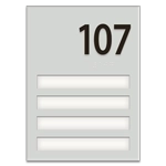 Room Number Sign - 4 slot