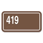 Room Number Sign