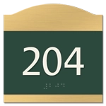 Room Number Sign