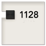 Room Number Sign