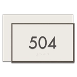 Room Number Sign