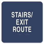 Stairs/Exit Route Egress Sign