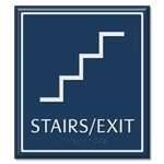 Stairs / Exit Sign w/Symbol