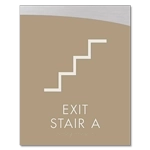 Stairway Exit Sign - DC Compliant