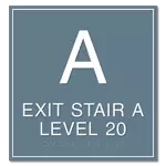 Stairway ID Sign - NYC Compliant