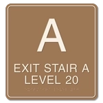 Stairway ID Sign - NYC Compliant