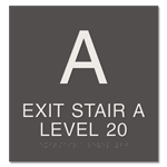Stairway ID Sign - NYC Compliant
