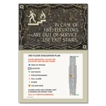 Standard Elevator Evacuation Plans - CA Compliant