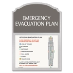 Standard Entrance Evacuation Plans - CA Compliant