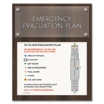 Standard Entrance Evacuation Plans - CA Compliant