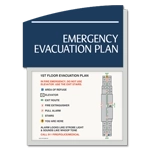 Standard Entrance Evacuation Plans - CA Compliant