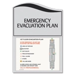 Standard Entrance Evacuation Plans - CA Compliant