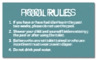 Virginia Pool Rules Sign