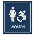 Women Sign w/Female & Dynamic ISA Symbols