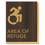 Refuge Area Signs