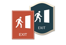 exit symbol signs