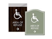 accessible directional signs