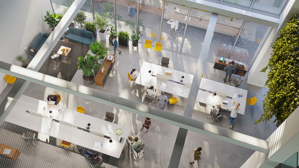 Example office layout